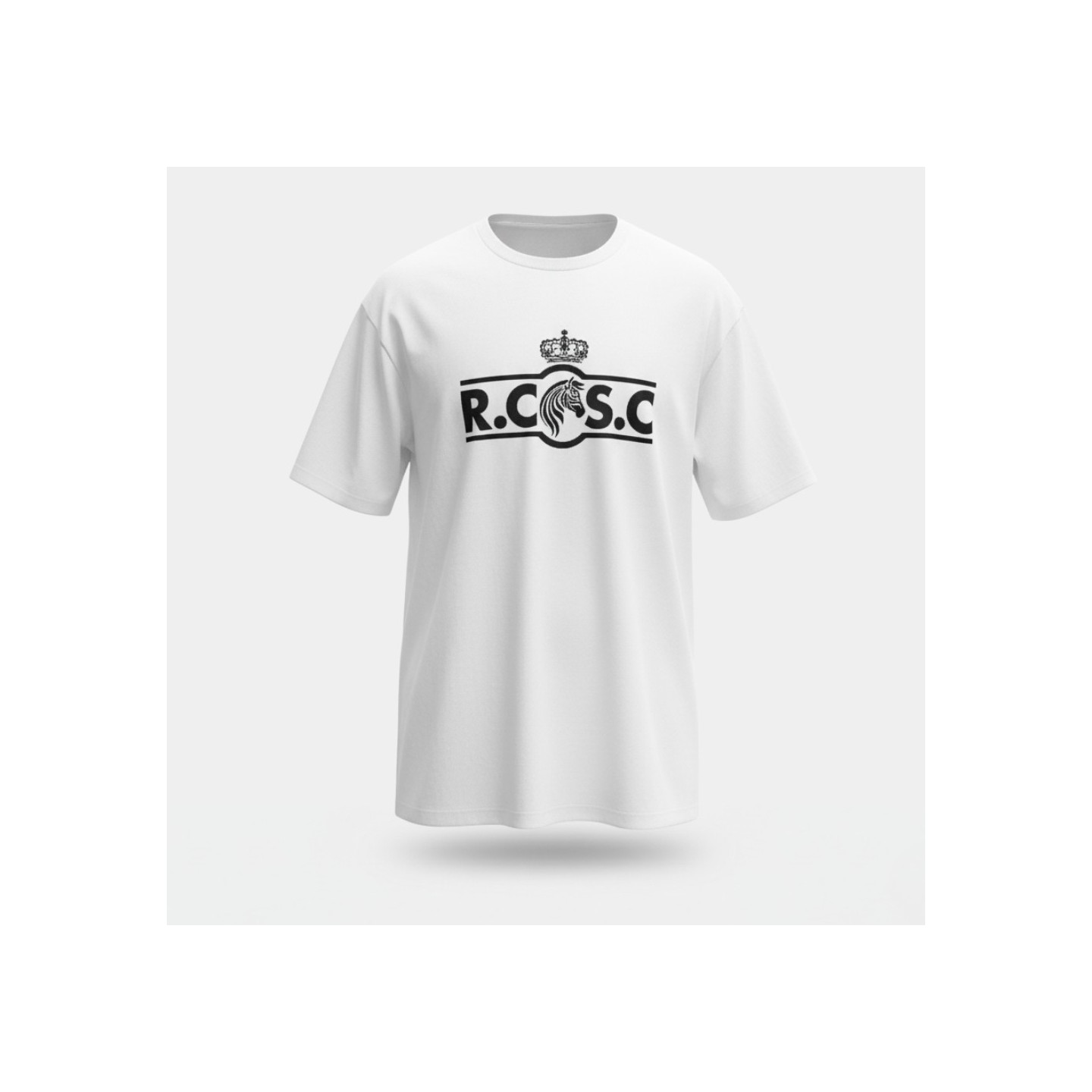 Rcsc-Tshirt blanc zèbre couronne (TM)
