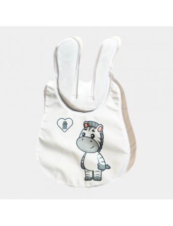 Rcsc-bavoir mini zèbre