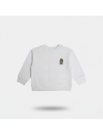 RCSC Sweat Blanc Bébé
