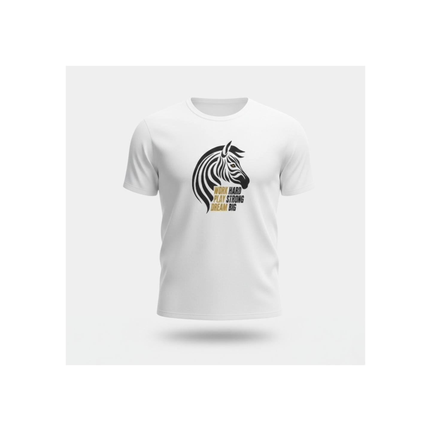 Rcsc-T-shirt Blanc (work hard..) (TM)
