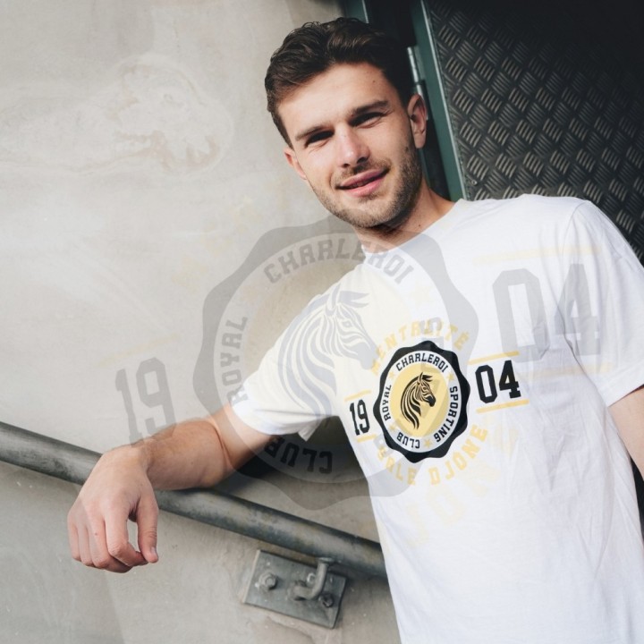 Rcsc-T-shirt Blanc "Mentalité" (TM)