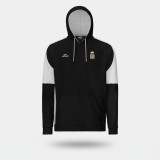 Sweat à Capuche Molleton Noir/Gris RCSC 26/27