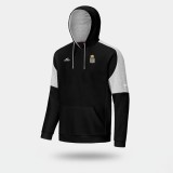 Sweat à Capuche Molleton Noir/Gris RCSC 26/27
