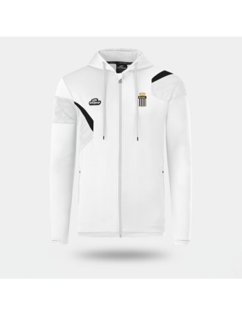 Veste Capuche Blanc/Noir...