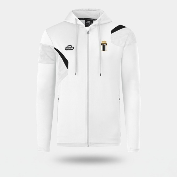 Veste Capuche Blanc/Noir RCSC 26/27