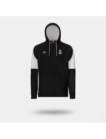 Sweat Capuche Noir/Gris...