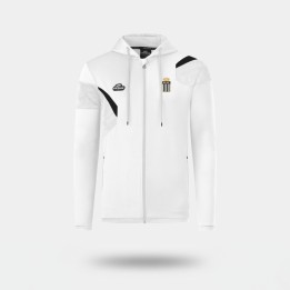 Veste Capuche Blanc/Noir Enfant RCSC 26/27