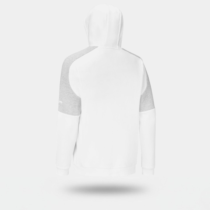 Sweat Capuche Blanc/Gris Enfant RCSC 26/27