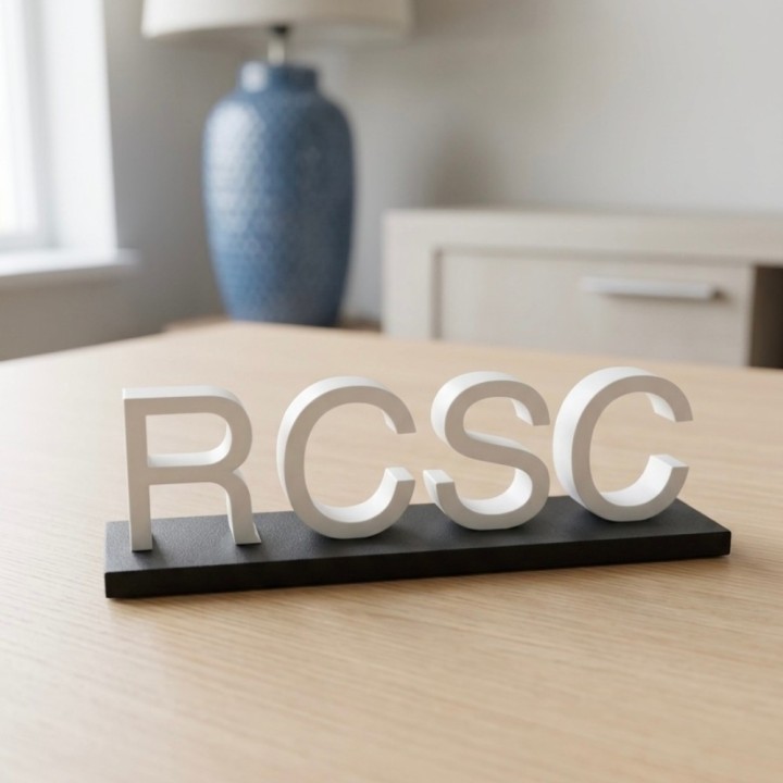 Lettrage RCSC 3D