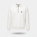 Sweatshirt Zèbre écoresponsable Premium - Blanc