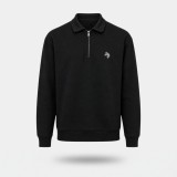 Sweatshirt Zèbre écoresponsable Premium - Noir