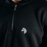 Sweatshirt Zèbre écoresponsable Premium - Noir