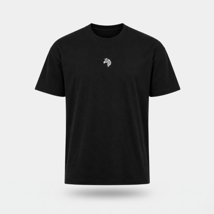 T-shirt Zèbre écoresponsable Premium - Noir