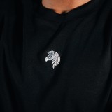 T-shirt Zèbre écoresponsable Premium - Noir