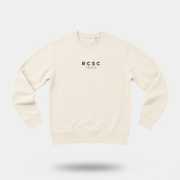 Sweatshirt écoresponsable RCSC 1904 - Ivoire