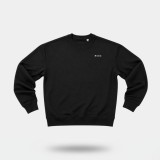 Sweatshirt CAROLO oversize écoresponsable - Noir