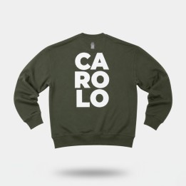 Sweatshirt CAROLO oversize écoresponsable - Khaki