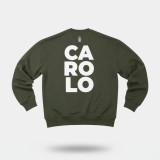 Sweatshirt CAROLO oversize écoresponsable - Khaki