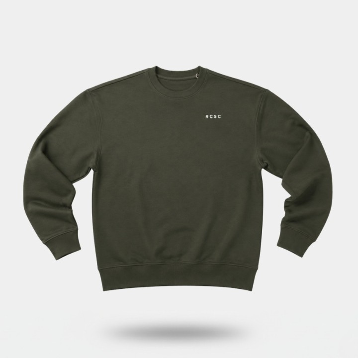 Sweatshirt CAROLO oversize écoresponsable - Khaki