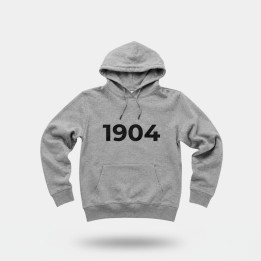 Sweat à capuche écoresponsable "1904" - Moon Grey