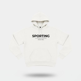 Sweat à capuche "Sporting Charleroi" - Blanc