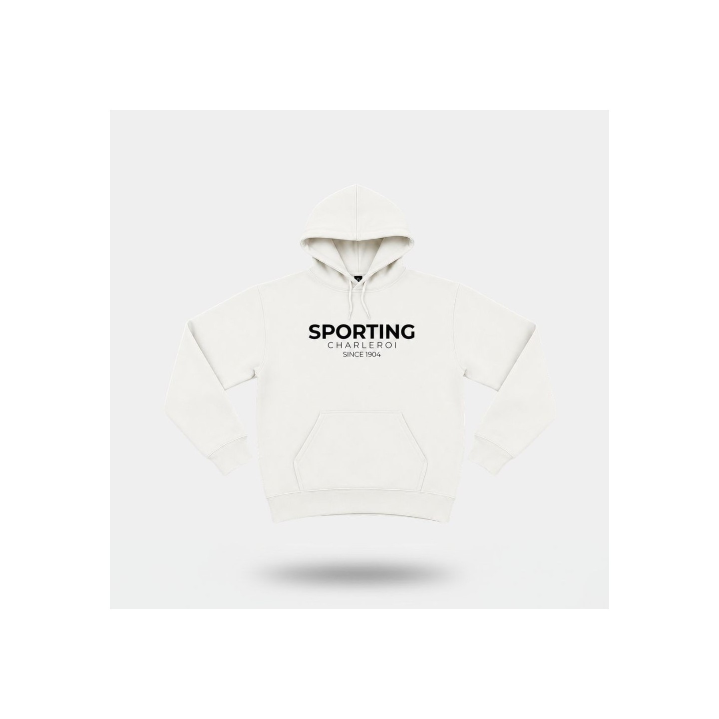 Sweat à capuche "Sporting Charleroi" - Blanc