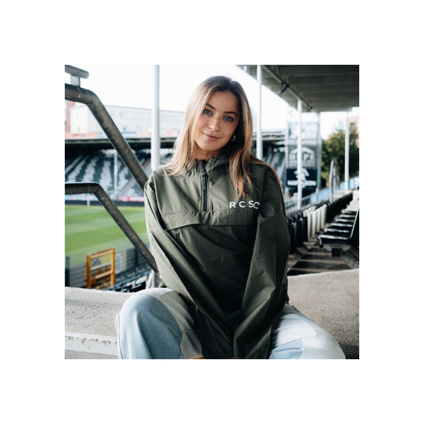 Veste coupe vent écoresponsable RCSC - Khaki