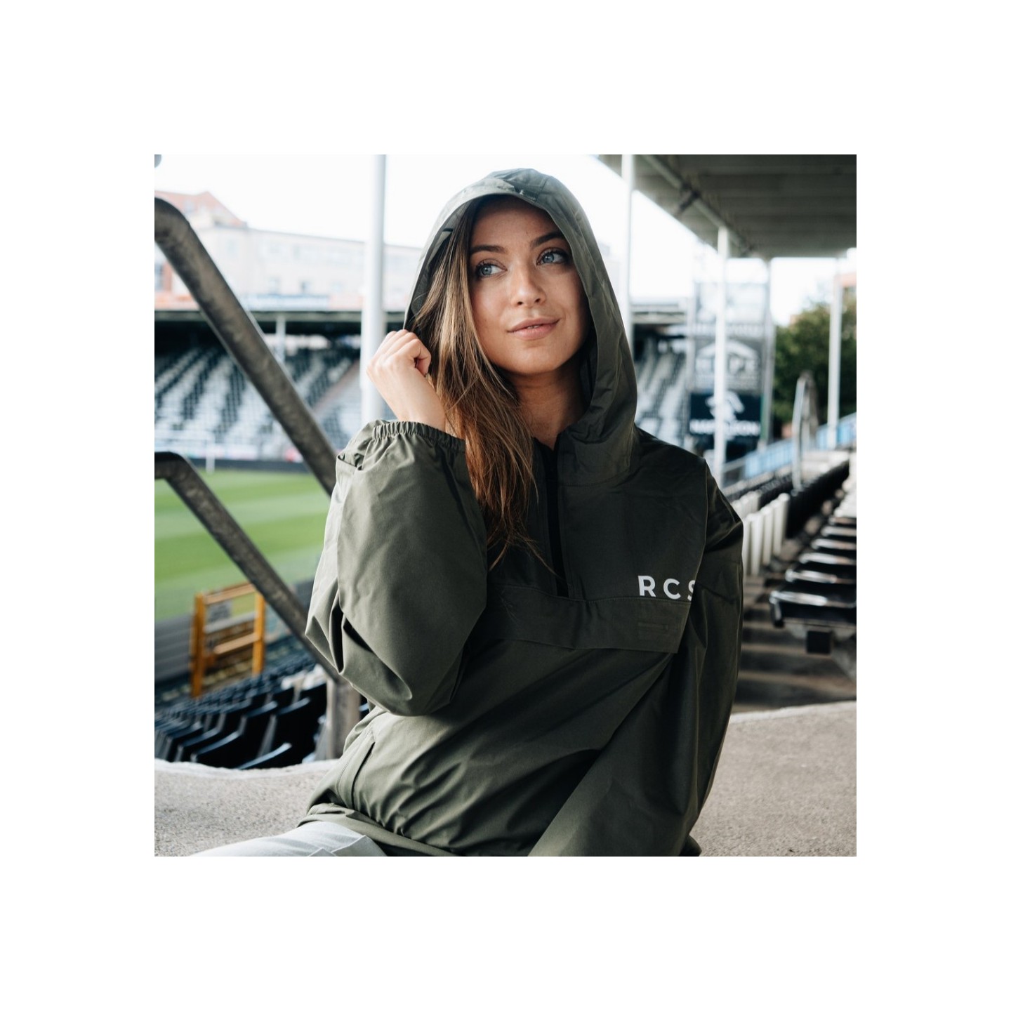 Veste coupe vent écoresponsable RCSC - Khaki