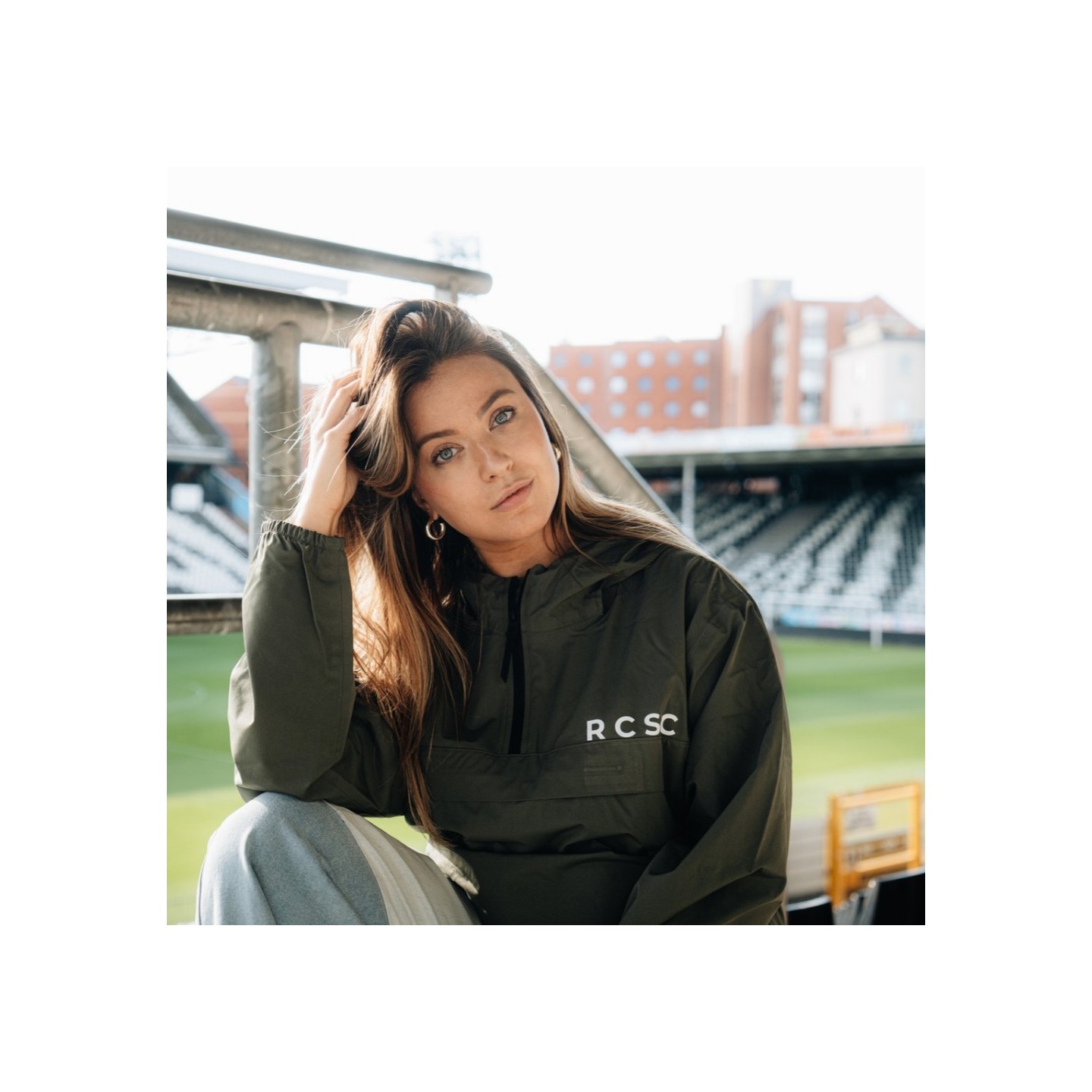 Veste coupe vent écoresponsable RCSC - Khaki