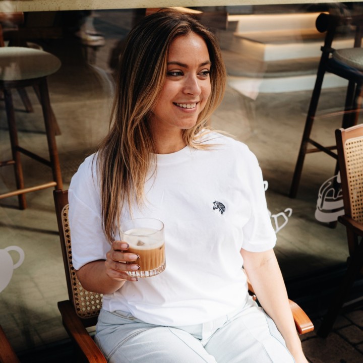 T-shirt Zèbre Premium - Blanc