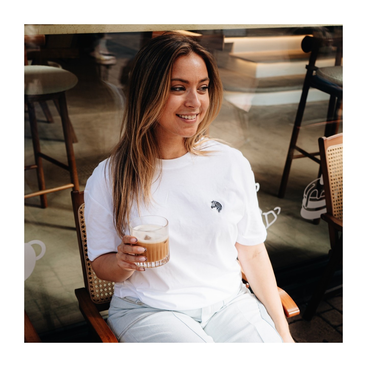 T-shirt Zèbre Premium - Blanc
