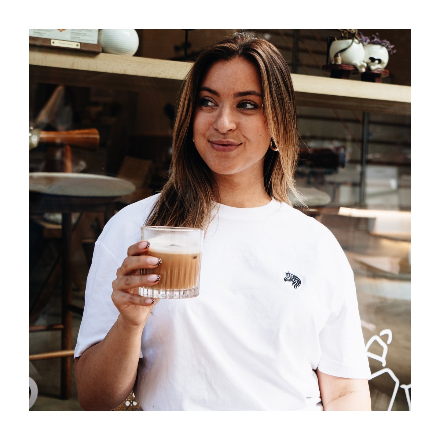 T-shirt Zèbre Premium - Blanc